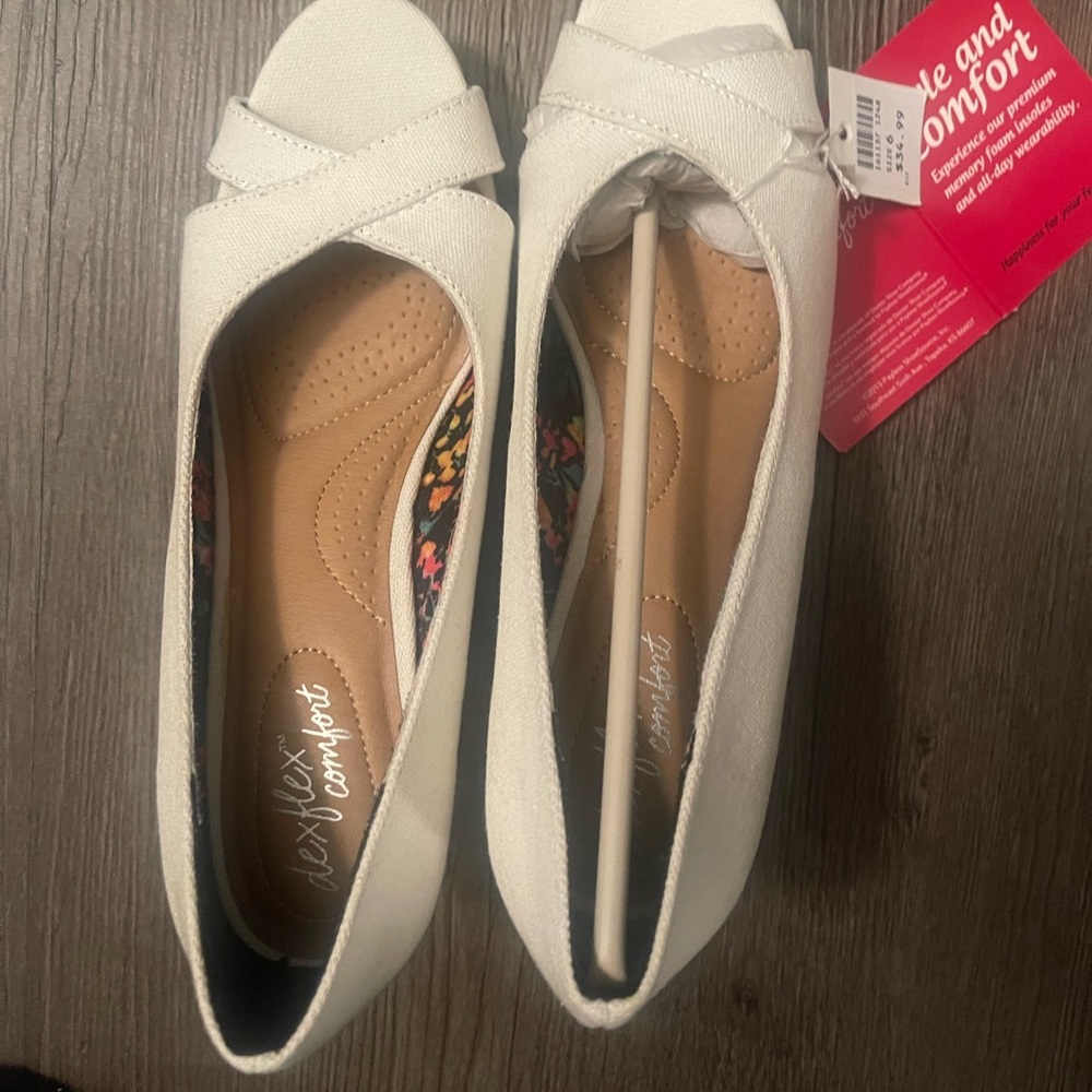 Beige Wedge Heels